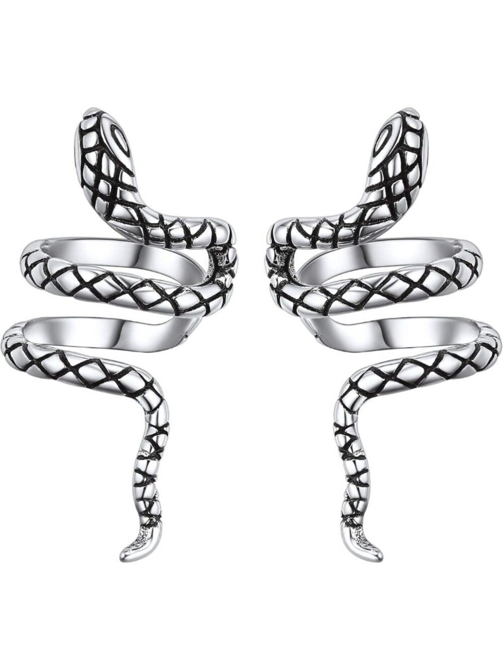 Stylish 925 Sterling Silver Non-Piercing Ear Cuffs & Cartilage Earrings - Gift
